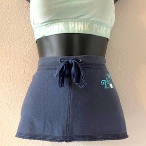 Hollister size small blue cotton mini skirt